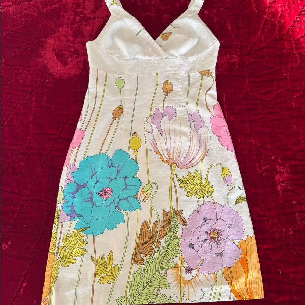 Trina Turk Multicolor Floral Mini Dress